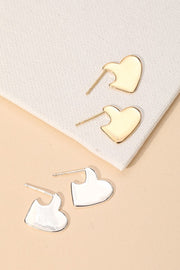 Mini Heart Post Earrings