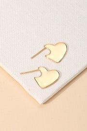 Mini Heart Post Earrings