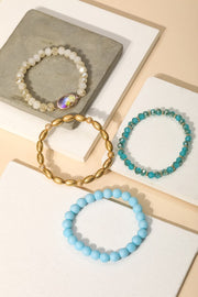Multi Bead Bracelet Set
